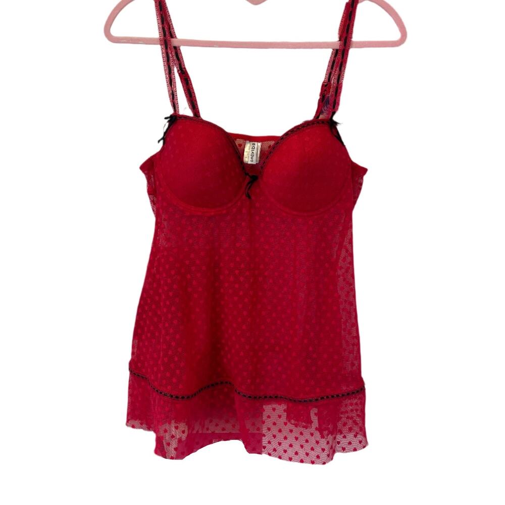 Vintage Rampage Red Heart Bustier